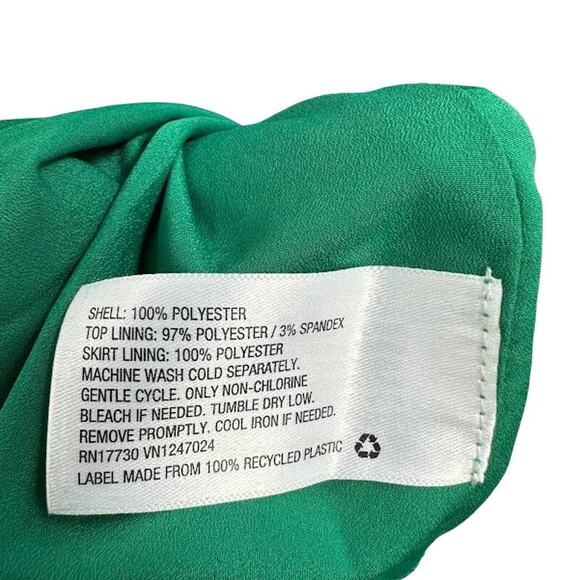 Cushine Women's Pleated Dress Size‎ 12 NWT Navy Combo Cocktail Midi - Picture 5 of 7